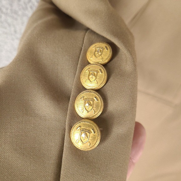 Vintage Chaps Ralph Lauren Blazer Mens‎ 46T Brown Tan Wool Sport Coat Jacket - Picture 8 of 16